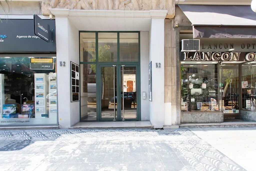 L53 1Br Hotel Des Postes, Place Massena Terrace & Ac Nice Apartment